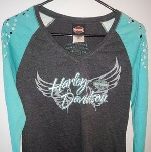 Ladies long sleeve tee